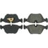300.03940 by CENTRIC - Centric Premium Semi-Metallic Brake Pads with Shims and Hardware