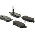 106.03740 by CENTRIC - Posi Quiet Extended Wear Brake Pads with Shims and Hardware