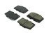 102.01370 by CENTRIC - C-Tek Semi-Metallic Brake Pads with Shims