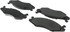 300.06510 by CENTRIC - Centric Premium Semi-Metallic Brake Pads with Shims and Hardware