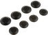 02411 by DORMAN - Universal Black Plastic Plug Button Assortment, 1/2, 3/8 In