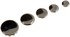 02412 by DORMAN - Universal Chrome Plug Button Assortment, 3/8 ,1/2 ,5/8 ,3/4 ,1 In.