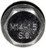 Dorman 090-082CD Engine Oil Drain Plug "Autograde" Oil Drain Plug OverSize M14-1.50 S.O., Head Size 18mm