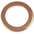 Dorman 095-001.1 Engine Oil Drain Plug Gasket Copper Drain Plug Gasket, Fits 1/2, 1/2So, M12, M12 So