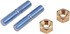 03109 by DORMAN - Exhaust Stud Kit - M8-1.25 x 38mm