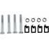 Dorman 03125 Exhaust Flange Stud and Nut Exhaust Stud Kit - 3/8-16 x 2-1/2 Inch