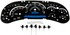 10-0104B by DORMAN - Instrument Cluster Upgrade Kit - Escalade Style With Transmission Temperature
