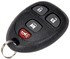 13721 by DORMAN - Keyless Entry Remote 4 Button