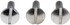 13840 by DORMAN - Wheel Cap Screws - 1/4-20 X 3/4 In.