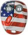 13618US by DORMAN - Keyless Remote Case American Flag