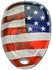 13636US by DORMAN - Keyless Remote Case American Flag