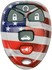 13636US by DORMAN - Keyless Remote Case American Flag