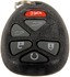 13714 by DORMAN - Keyless Entry Remote 6 Button