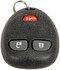 13716 by DORMAN - Keyless Entry Remote 3 Button
