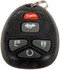13718 by DORMAN - Keyless Entry Remote 5 Button