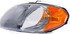 1590312 by DORMAN - Headlight Assembly - 12.8V, Clear Halogen Bulb, Plastic Housing, for Chrysler/Dodge 2001-2007