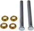 38485 by DORMAN - Door Hinge Pin And Bushing Kit - 2 Pins And 4 Bushings