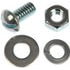 395-001 by DORMAN - License Plate Fasteners- 1/4-20 x 1/2 In.