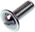 395-020 by DORMAN - License Plate Fasteners- M6-1.0 x 16mm