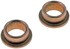 38377 by DORMAN - Door Hinge Bushings - .376 In. Id X .495 In. Od X .250 In. Height