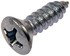 360-233 by DORMAN - Sheet Metal Screw-Phillips Oval Head-No. 12 x 3/4 In.