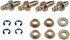 38437 by DORMAN - Door Hinge Pin And Bushing Kit - 4 Pins, 4 Bushings, 2 Washers, And 4 Clips