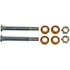 38474 by DORMAN - Door Hinge Pin And Bushing Kit - 2 Pins, 4 Bushings And 2 Nuts