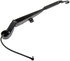 42550 by DORMAN - Windshield Wiper Arm - Rear, 15.4 in., Black, Rubber, Hook End, Spine/Flange Nut