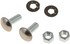 45364 by DORMAN - Bumper Bolt With Nuts - Stainless Steel - 3/8-16 In. x 1 In.