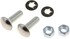 45370 by DORMAN - Bumper Bolt With Nuts -Stainless Steel - 1/2-13 In. x 1-1/2 In.