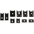 Dorman 45382 Clip / Spring Nut Clip Nut Assortment - Universal U Nuts, J Nuts And Flat Nuts