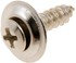 45584 by DORMAN - Trim Screw - Chrome Sems Head - 10-16 X 3/4 In.