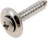 45585 by DORMAN - Trim Screw - Chrome Sems Head - 10-16 X 1 In.