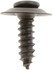 45588 by DORMAN - Trim Screw - Black Sems Head - 10-16 X 3/4 In.