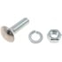 45792 by DORMAN - Bumper Bolt W/ Nuts - GM/Ford - 7/16-14 x 1-1/2 In.