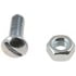 44416 by DORMAN - Stove Bolt With Nuts - 1/4-20 In. x 3/4 In.