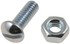 44416 by DORMAN - Stove Bolt With Nuts - 1/4-20 In. x 3/4 In.