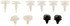 45319 by DORMAN - Trim Panel Clips - Nylon - Assortment