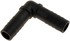 47061 by DORMAN - Heater Hose Connectors - 1/2 In. X 1/2 In. Elbow - Plastic