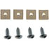 Dorman 49258 License Plate Retainer License Plate Screw Kit