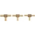 55109 by DORMAN - 1/4 In., 5/16 In. And  3/8 In. Brass Tee Connector Assortment