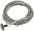 55207 by DORMAN - Control Cables With 1 In. Black Knob, 8 Ft. Length