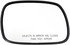 56290 by DORMAN - Plastic Backed Door Mirror Glass