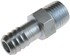 56355 by DORMAN - Heater Hose Connectors - 3/8 In. Hose X 1/4 In. Npt X 1 In. Long Nipple - Metal