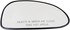 56639 by DORMAN - Non-Heated Plastic Backed Mirror Right