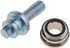 60310 by DORMAN - 3/8In.-16 x 15/16In. Stud Length, 1-5/8In. Long Side Terminal Bolts With Spacer
