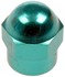 609-157 by DORMAN - TPMS Green Anodized Aluminum Sealing Valve Cap - 50 Pcs.