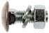 605-005 by DORMAN - Bumper Bolt With Nuts - 7/16-14 In. x 1-1/4 In.