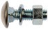 605-022 by DORMAN - Bumper Bolt With Nuts - 3/8-16 In. x 1-1/4 In.