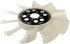 620-199 by DORMAN - Clutch Fan Blade - Plastic